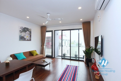 An elegant apartment with the West Lake view for rent in Tu Hoa street