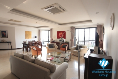 Luxury apartments with 4 bedrooms for rent in Elegant Suites, Tay Ho, Hanoi 