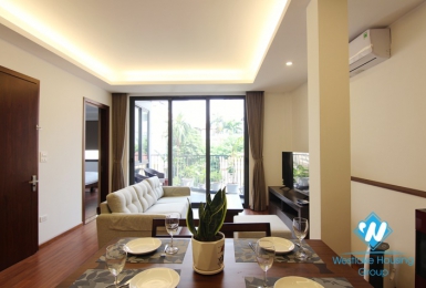  Brand-New Beautiful and modern design and large balcony on  3th floor apartment for rent in Quang Khanh 