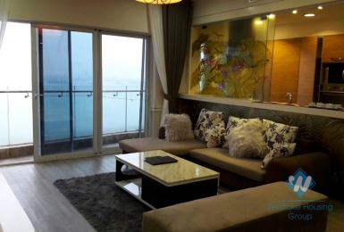 Superior lake view 2 bedrooms apartment for rent in Golden Westlake , Ba Dinh district