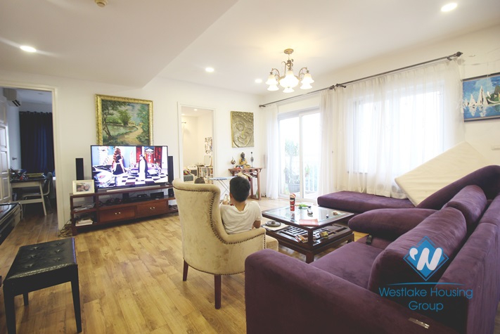 Well lit and spacious 3 bedrooms apartment for rent in Ciputra, Hanoi 