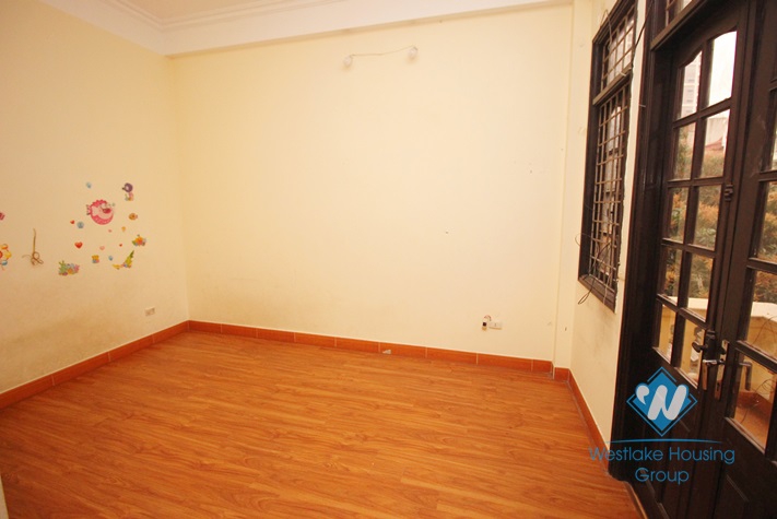 Unfurnished house with big yard for rent in Ba Dinh district, Ha Noi
