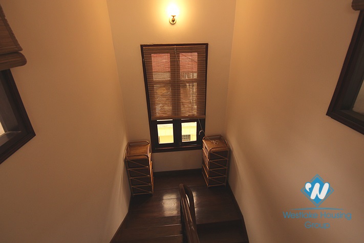 Cosy house for rent in To Ngoc Van street, Tay Ho district, Hanoi, fully furnished.