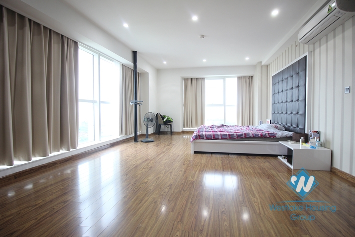 A brand new and high quality apartment of 267 m2 located on high floor with nice view for rent in L tower Ciputa, Hanoi 