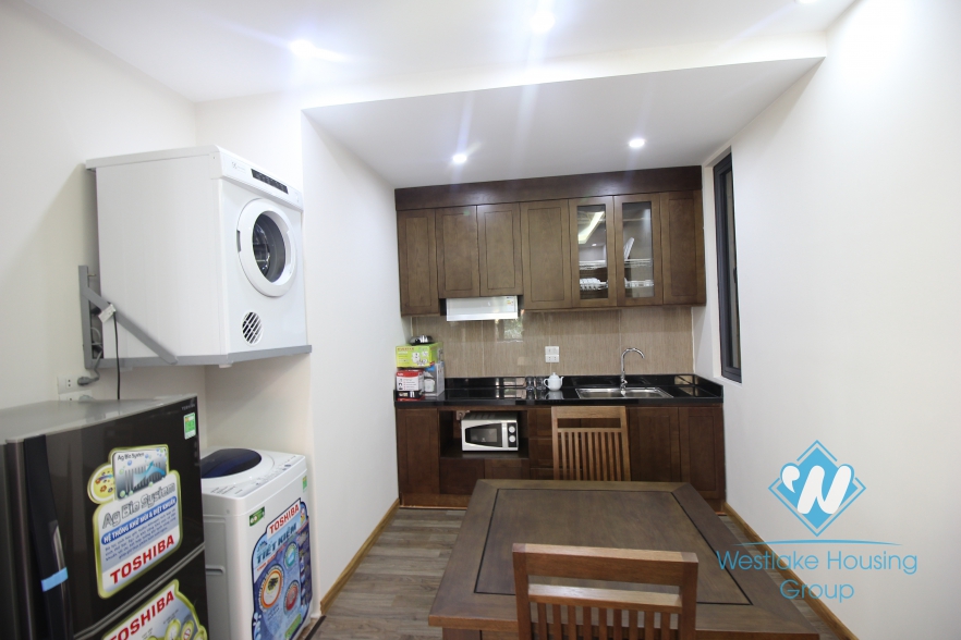 Bright serviced apartment for rent in Cau Giay District, Hanoi.