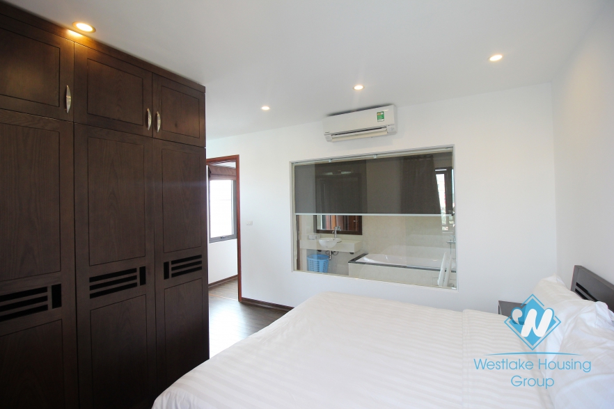 Separate one bedroom serviced apartment for rent in Cau Giay District, Hanoi
