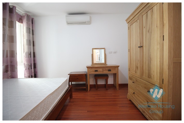Apartment with 145sqm living space for rent in Ciputra, Tay Ho, Hanoi.