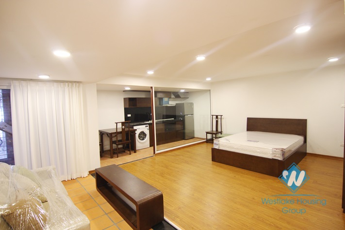 Modern ground floor apartment for rent in Nhat Chieu alley, Tay Ho, Hanoi