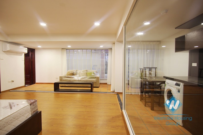 Modern ground floor apartment for rent in Nhat Chieu alley, Tay Ho, Hanoi