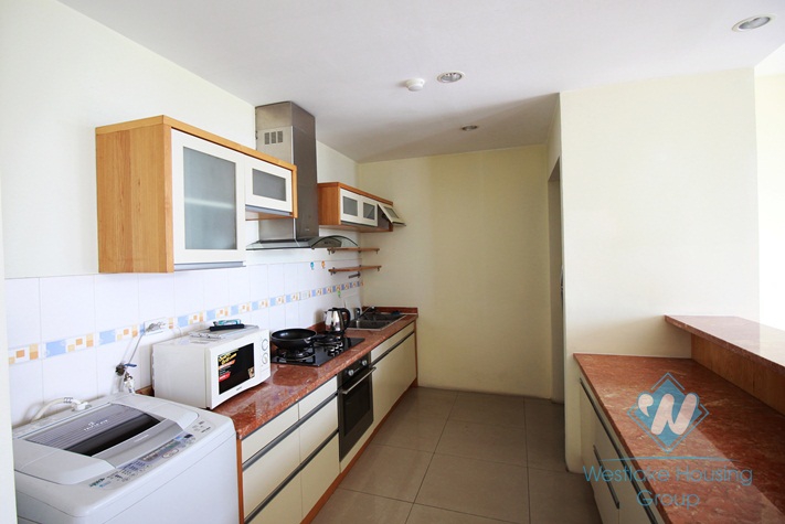 Bright and high quality apartment for rent in Kim Ma St, Ba Dinh, Hanoi.