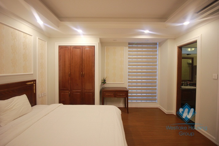Decorated and spacious apartment for rent in Hai Ba Trung, Ha Noi
