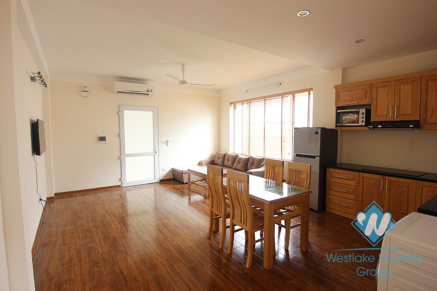 Single apartment with lots of space and light available for rent in Tay Ho
