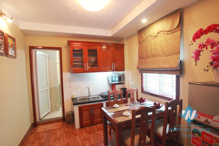 Available studio apartment for rent in Yen Phu, Tay Ho, Ha Noi