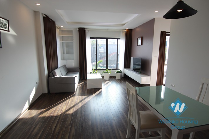Newly and modern 01 bedroom apartment for rent in Tay Ho area, Hanoi. 