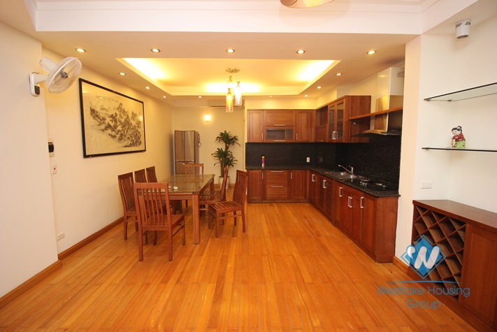 Beautiful house on the lake for rent in Yen Phu area, Tay Ho district 