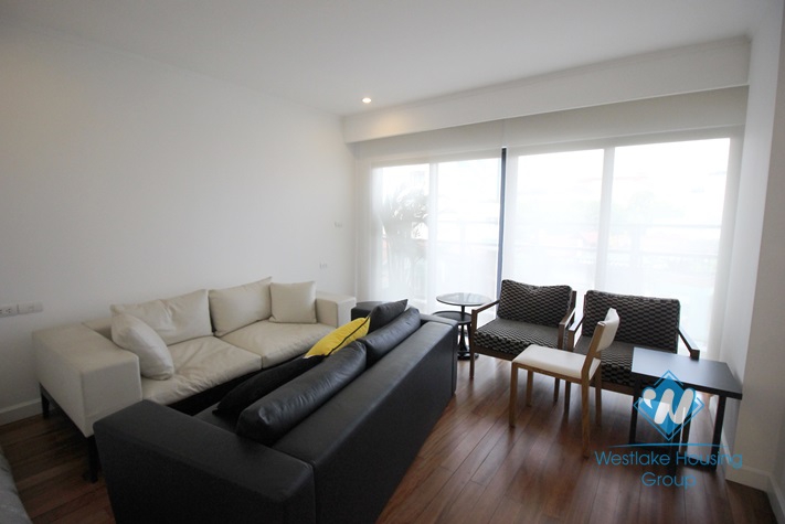 Wonderful lakeside apartment with great service for rent in Ba Dinh