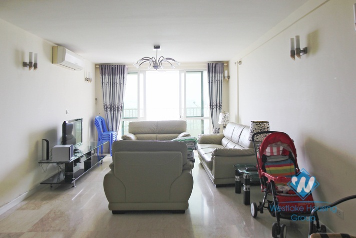 04 bedrooms spacious apartment for rent in Ciputra area, Tay Ho, Hanoi