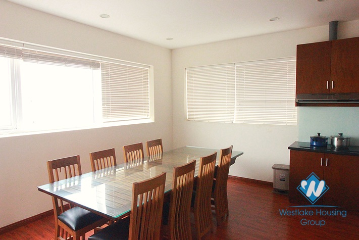 Modern apartment with 02 bedrooms for rent in Lac Long Quan Street, Tay Ho, Ha Noi
