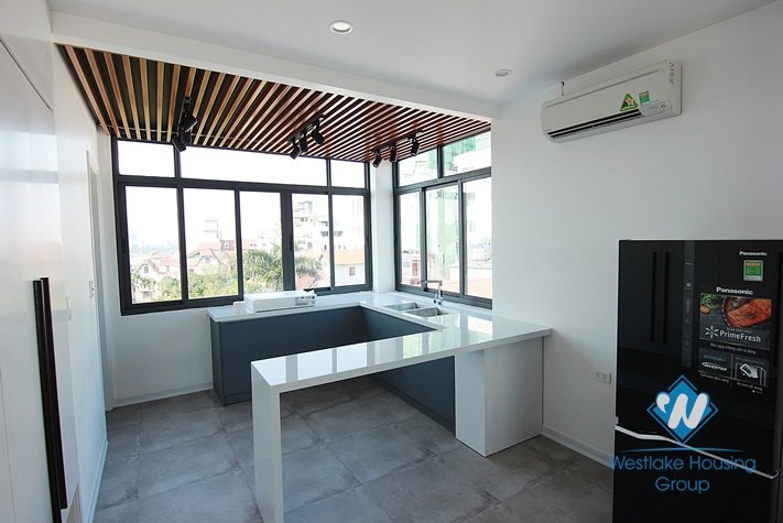 Brand new and very quality Studio with big balcony for rent in Tay Ho area