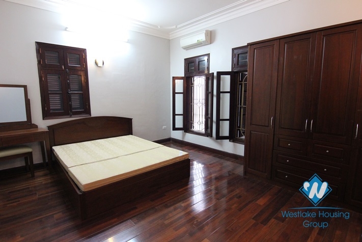 Lovely house with nice balconies for rent in Tay Ho, Hanoi