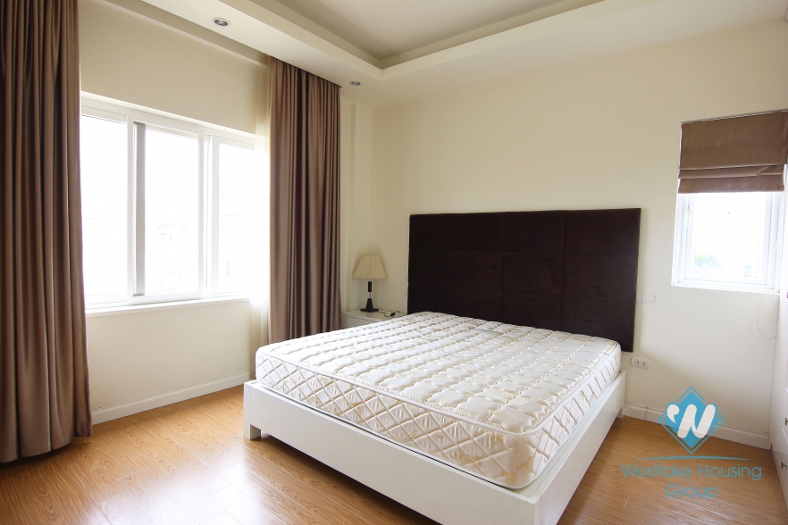 Good condition and furnished apartment for rent in Tay Ho, Hanoi