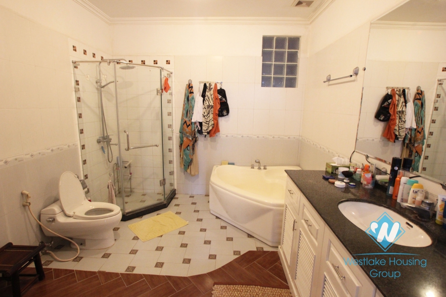 Nice house with swimming pool for lease in Tay Ho area, Ha Noi