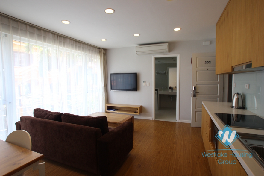 Furnished 1 bedroom apartment for lease on To Ngoc Van street, Tay Ho, Hanoi