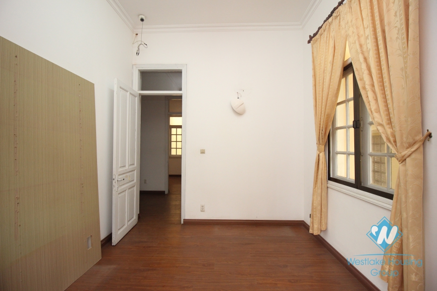 House for rent with car garage, large yard and terrace in Tay Ho, Hanoi
