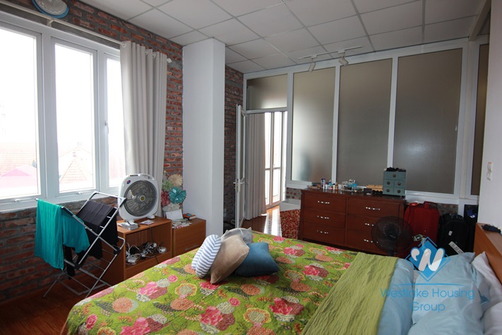 Big balcony apartment with one bedroom for rent in Tay Ho area