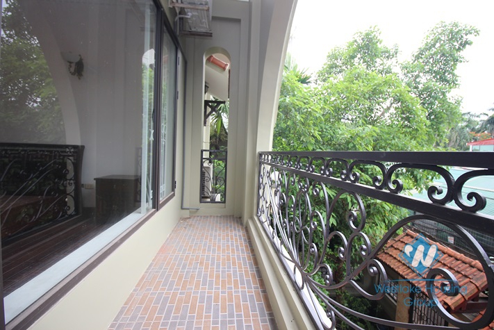 Furnished house front patio for rent in Dang Thai Mai alley, Tay Ho, Hanoi