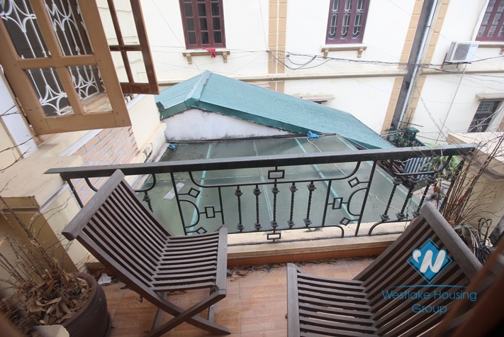Three bedrooms house with nice yard for rent in Tay Ho area, Ha Noi