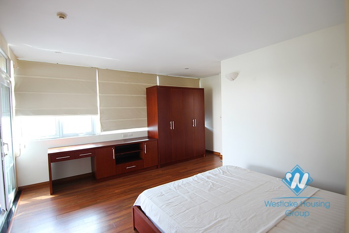 Beautiful apartment with big  balcony for rent in Tay Ho area 