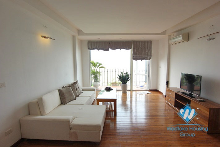 Lake view apartment for rent in Yen Phu village Tay ho