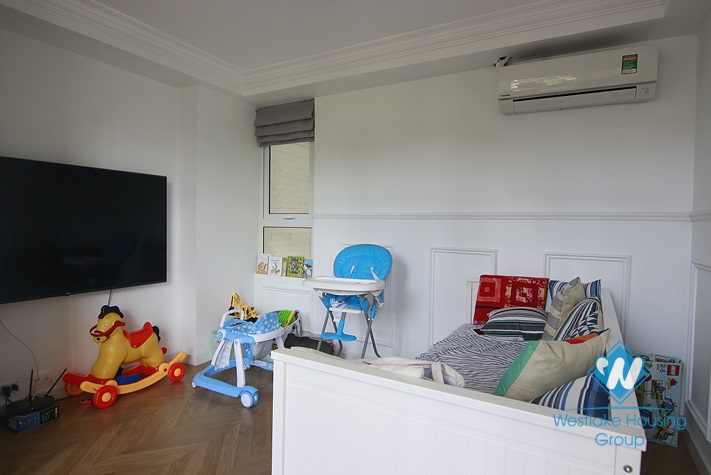 Beautiful duplex apartment next to French school for rent in Long Bien area, Ha Noi