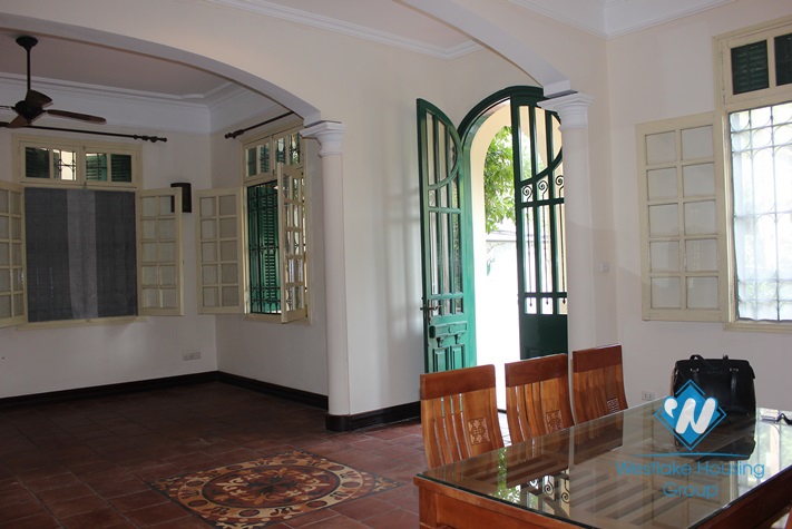 House with nice garden for rent in To Ngoc Van, Tay Ho, Hanoi
