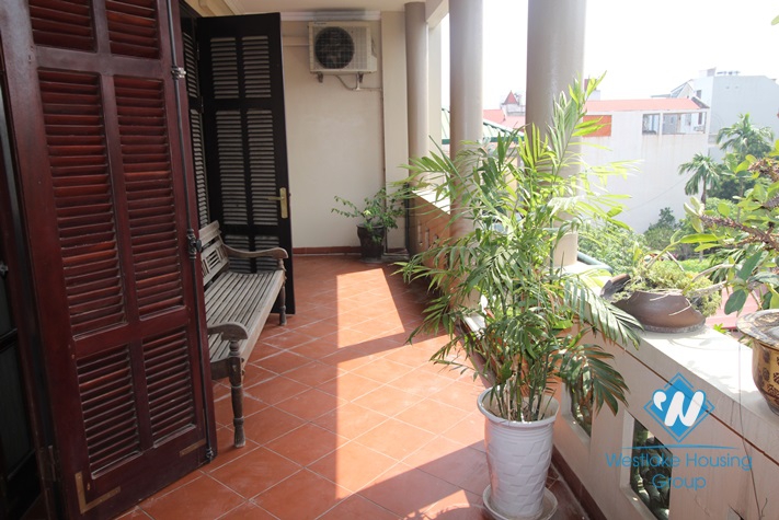 Garden house with swimming pool for rent in Tay Ho
