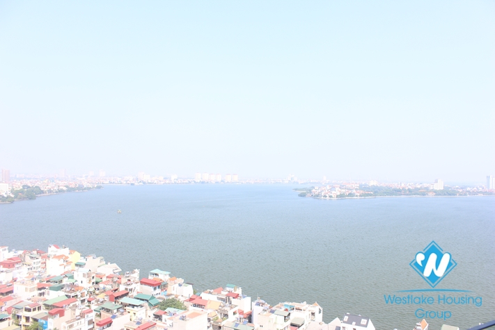 Apartment with lake view for rent in Golden Westlake, Ho Tay, Hanoi
