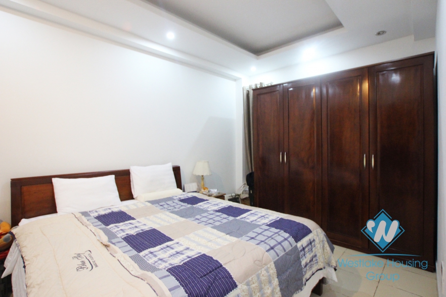 Apartment with separate one bedroom for rent in Truc bach area.