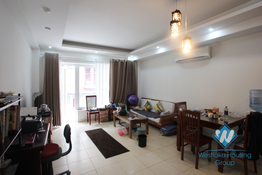 Apartment with separate one bedroom for rent in Truc bach area.