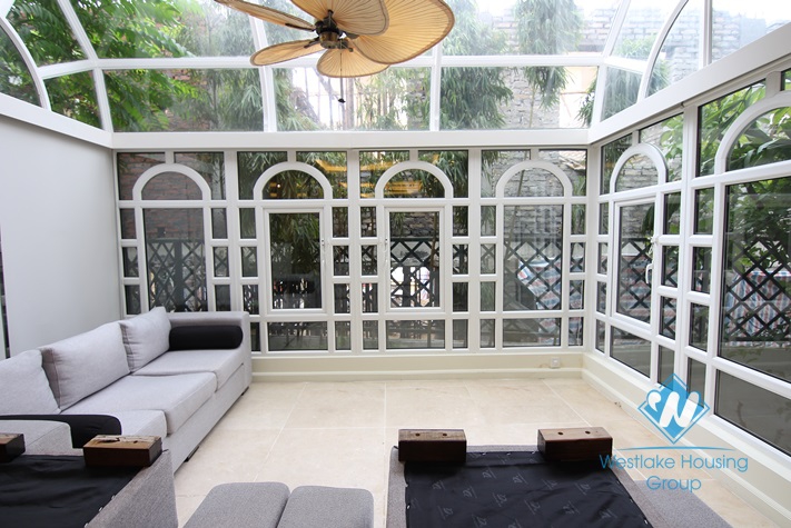 Beautiful And Nice 04 Bedrooms House For Rent in Tay Ho Area.