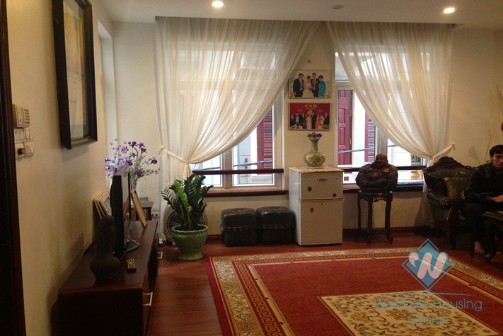 Beautiful house with glass window for lease in Truc Bach, Ba Dinh, Hanoi