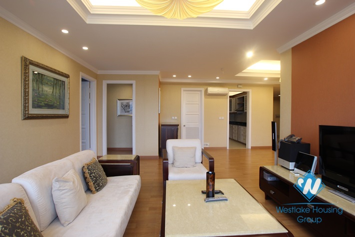 High quality 03 bedroom apartment for rent in Ciputra, Tay Ho district, Hanoi- fully furnished.
