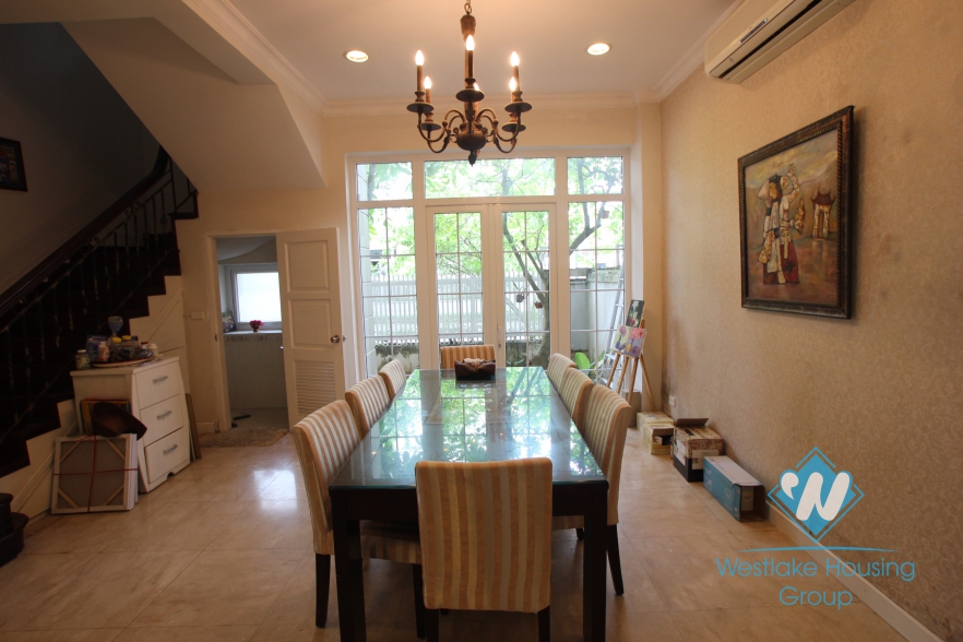 Nice and furnished house for rent in Ciputra, Tay Ho, Hanoi