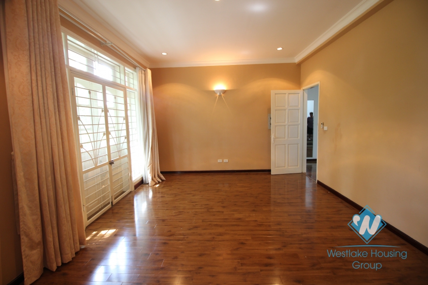 Airy house available for rent in Ciputra, Tay Ho, Hanoi- unfurnished