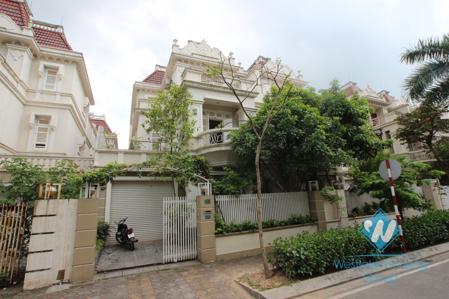 House with nice furniture available for rent in Ciputra compound, Tay Ho, Hanoi