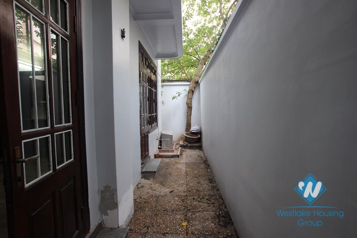 Large unfurnished house available for rent in Cau Giay district, Hanoi.