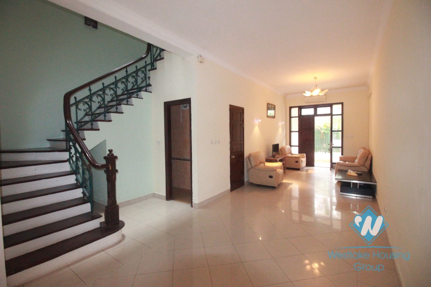Nice house with 04 bedrooms for rent in Ciputra area, Tay Ho, Hanoi