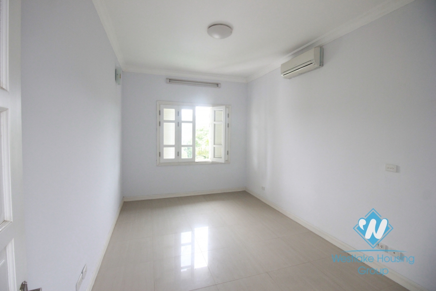Unfurnished house for rent in T block, Ciputra, Tay Ho, Hanoi