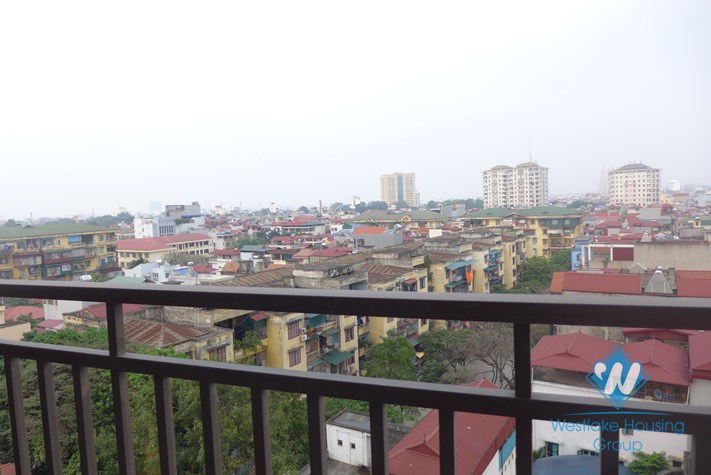 Newly renovated apartment for rent in Hoa Binh Green Towers, Ba Dinh, Hanoi