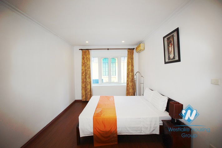 Furnished, 02 bedrooms apartment for rent in Hoan Kiem District, Hanoi